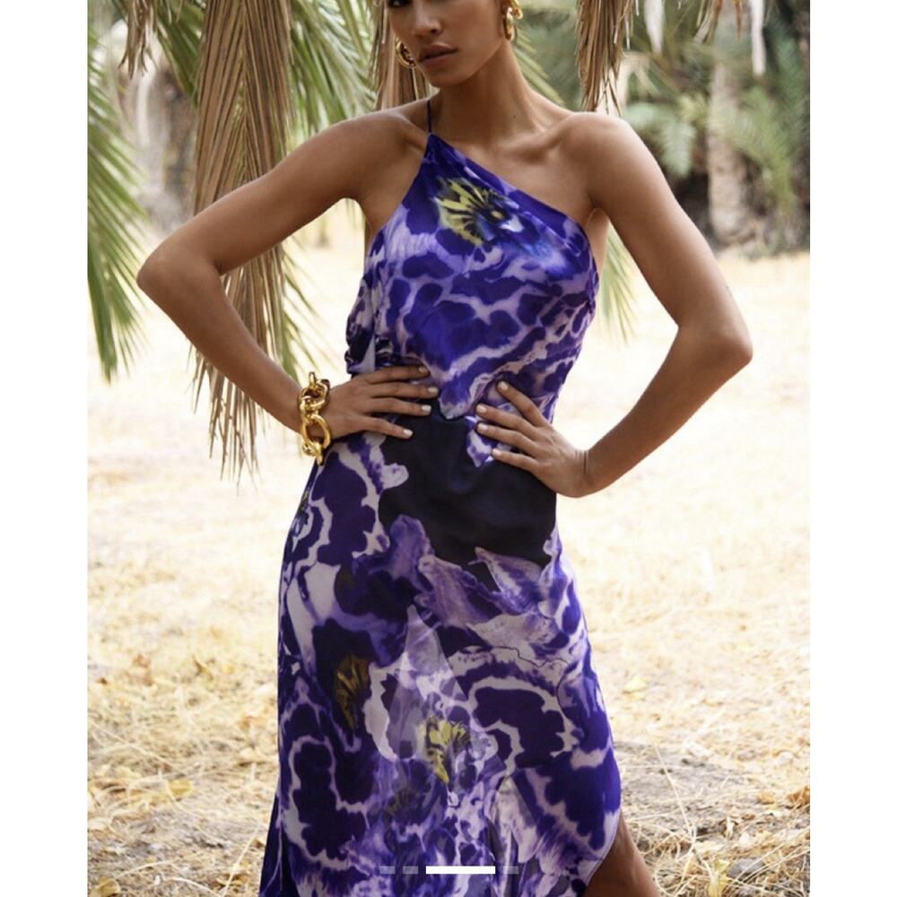 RAT & BOA SIMONETTA PURPLE MAXI DRESS SMALL - Picture 3 of 11